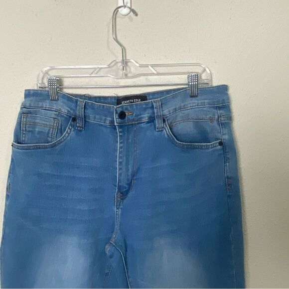 Kenneth Cole Athletic Fit - Stretch Light Blue Wash Denim Jeans Men's Size 34x32 - Picture 5 of 16